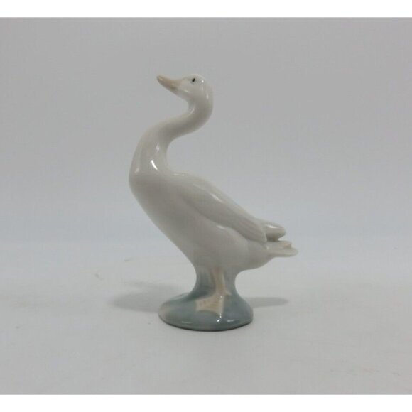 Vintage Lladro GOOSE Small Porcelain DUCK Figurine 1970s Collectible - Picture 7 of 10